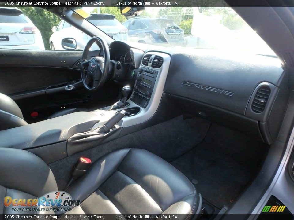 2005 Chevrolet Corvette Coupe Machine Silver / Ebony Photo #9