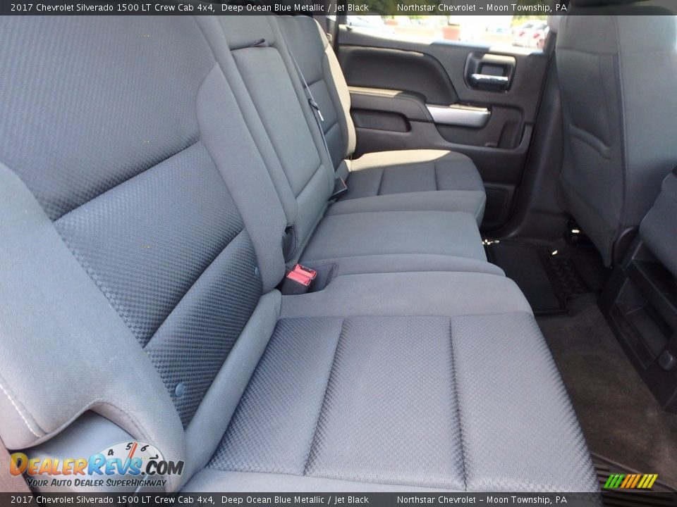 2017 Chevrolet Silverado 1500 LT Crew Cab 4x4 Deep Ocean Blue Metallic / Jet Black Photo #11