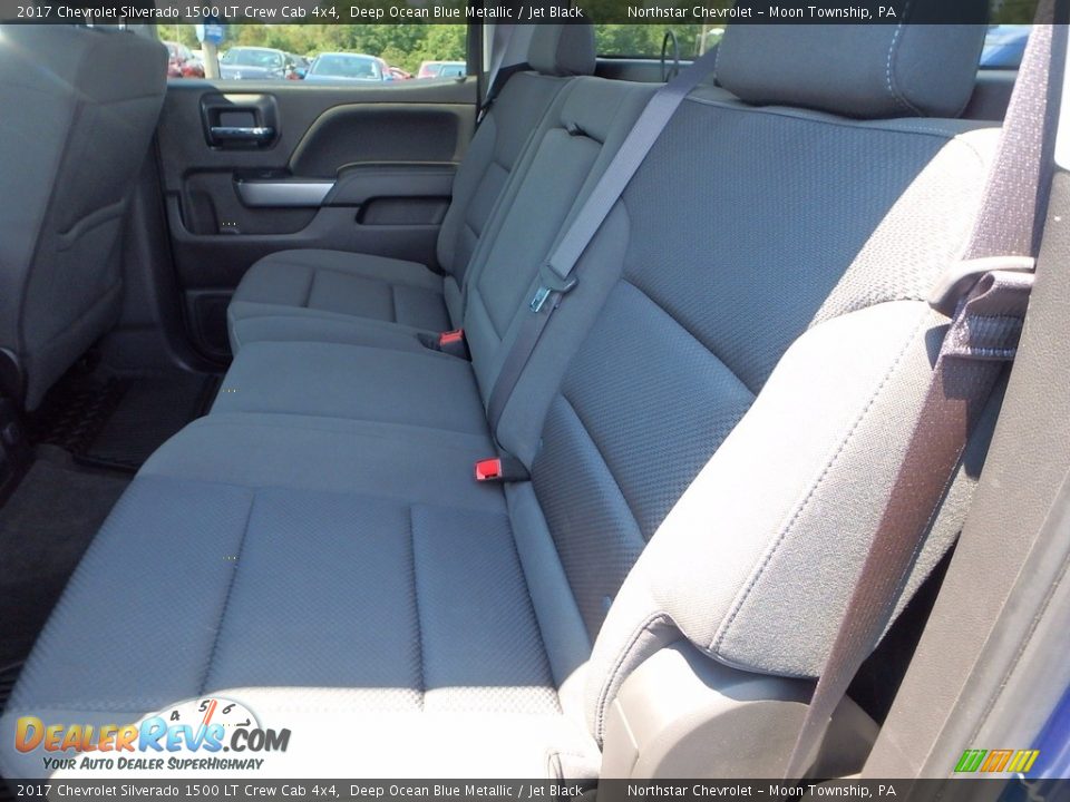 2017 Chevrolet Silverado 1500 LT Crew Cab 4x4 Deep Ocean Blue Metallic / Jet Black Photo #14