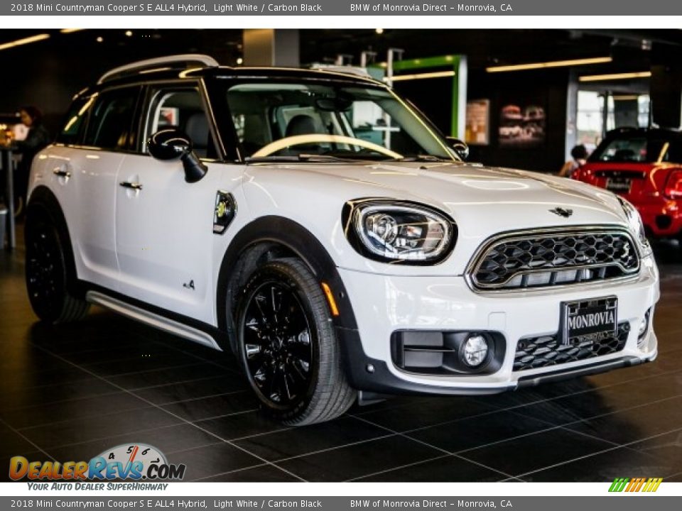 2018 Mini Countryman Cooper S E ALL4 Hybrid Light White / Carbon Black Photo #12