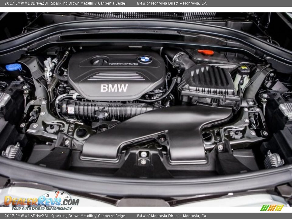 2017 BMW X1 sDrive28i Sparkling Brown Metallic / Canberra Beige Photo #8