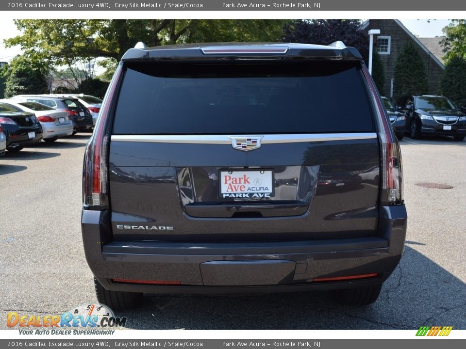 2016 Cadillac Escalade Luxury 4WD Gray Silk Metallic / Shale/Cocoa Photo #4