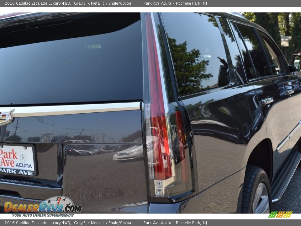 2016 Cadillac Escalade Luxury 4WD Gray Silk Metallic / Shale/Cocoa Photo #26