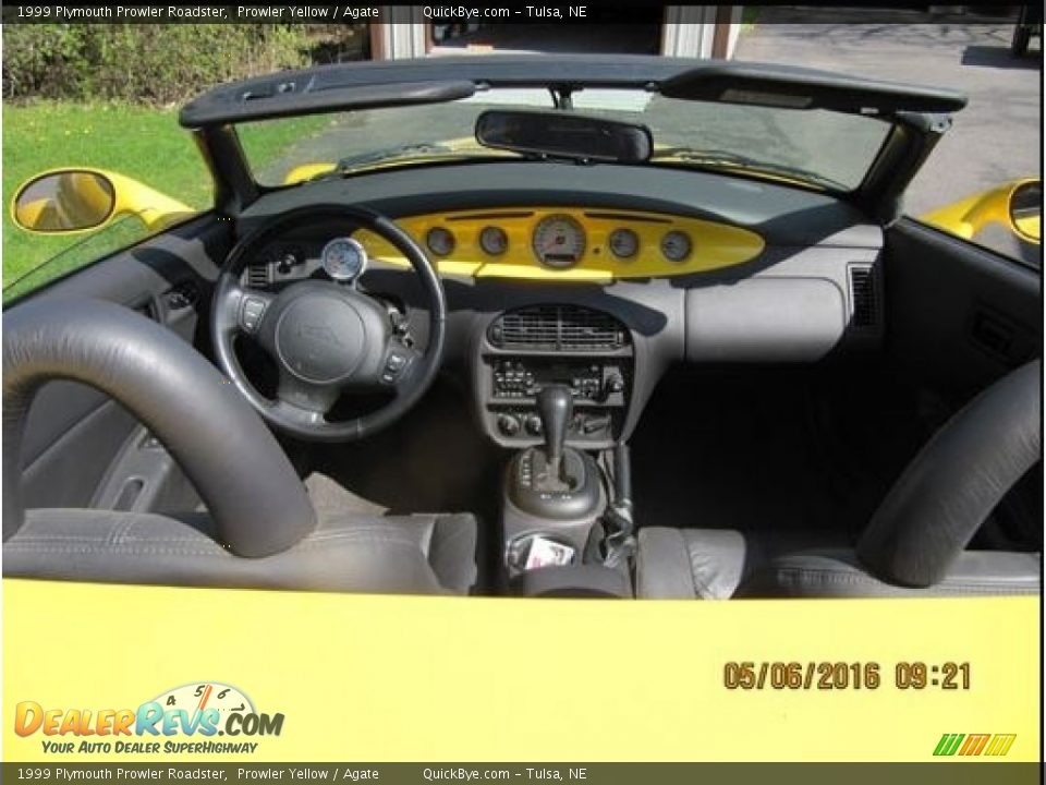 1999 Plymouth Prowler Roadster Prowler Yellow / Agate Photo #3