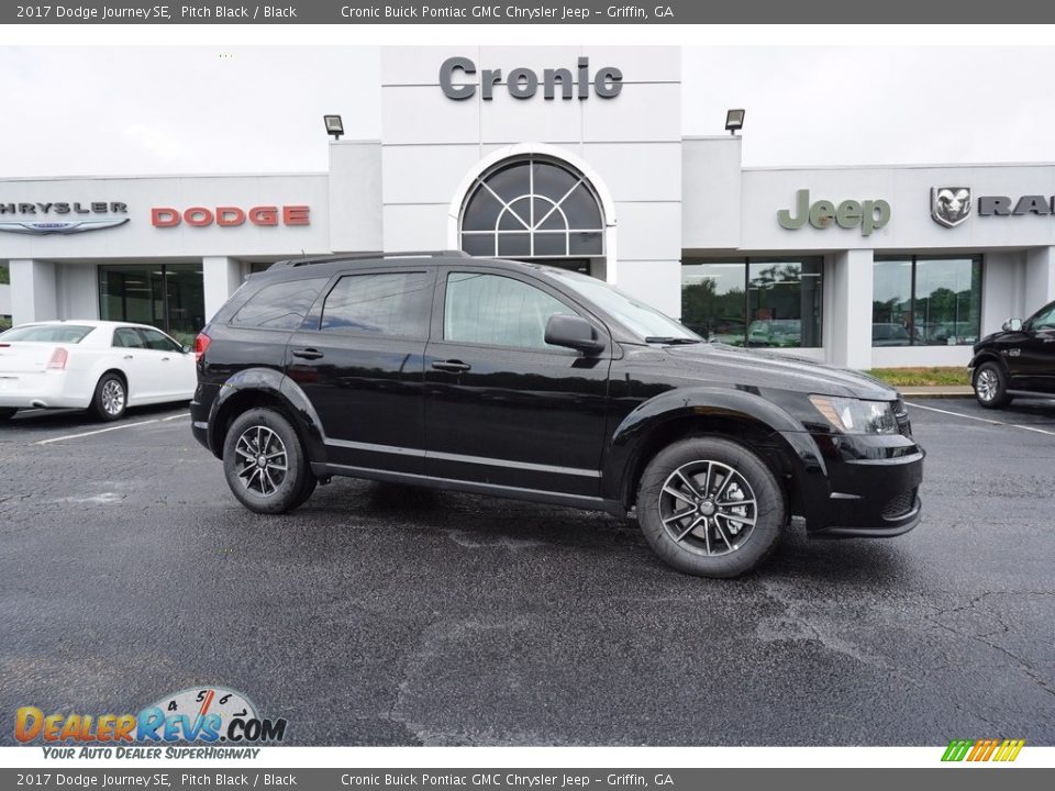 2017 Dodge Journey SE Pitch Black / Black Photo #1