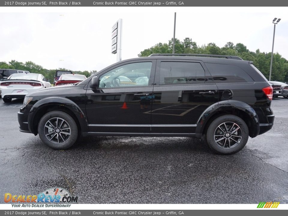 2017 Dodge Journey SE Pitch Black / Black Photo #4