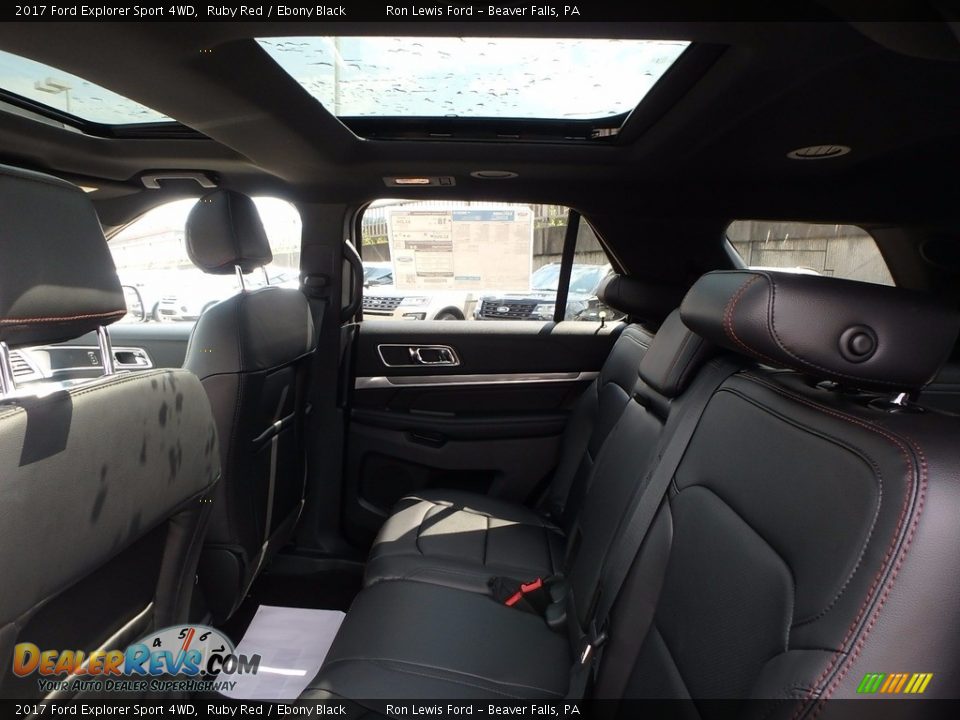 2017 Ford Explorer Sport 4WD Ruby Red / Ebony Black Photo #11