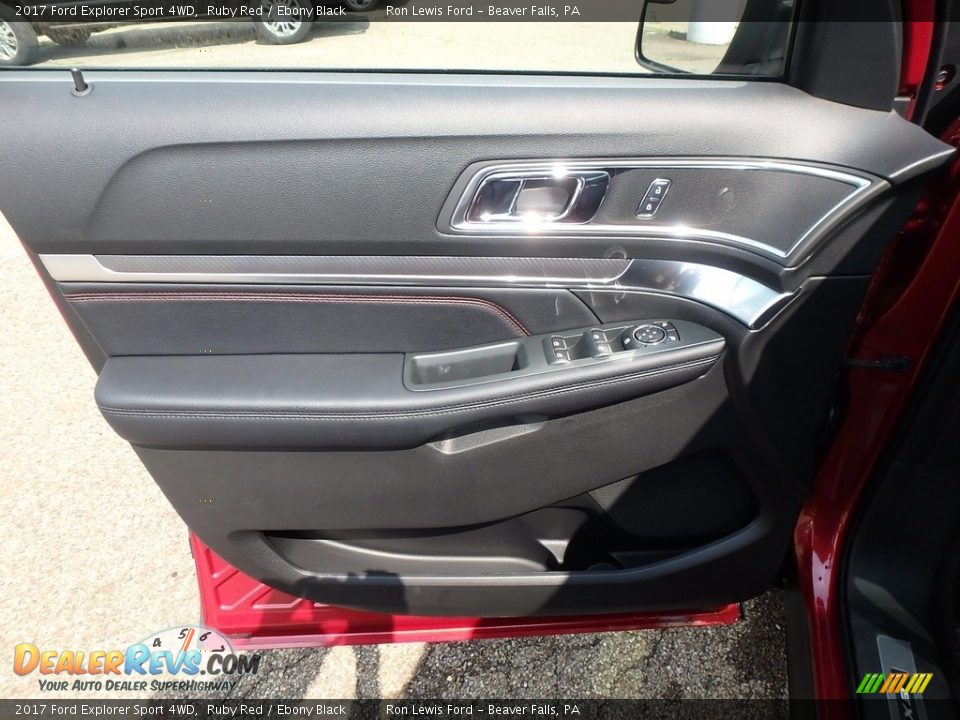 2017 Ford Explorer Sport 4WD Ruby Red / Ebony Black Photo #13