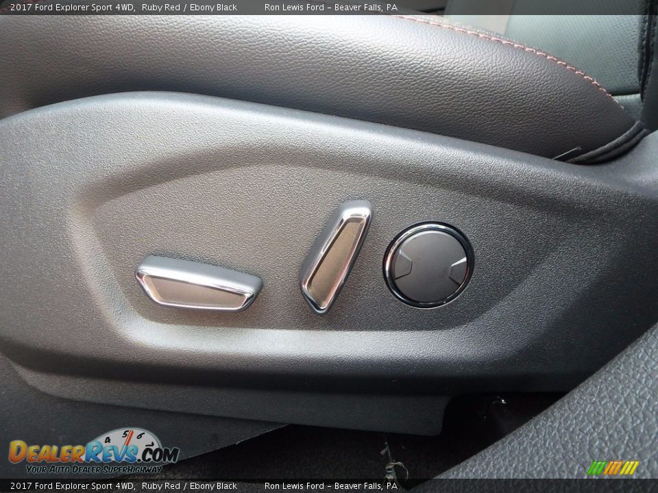 2017 Ford Explorer Sport 4WD Ruby Red / Ebony Black Photo #14