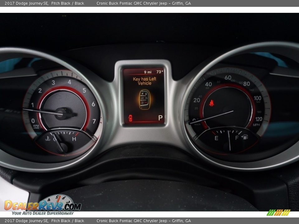 2017 Dodge Journey SE Pitch Black / Black Photo #8