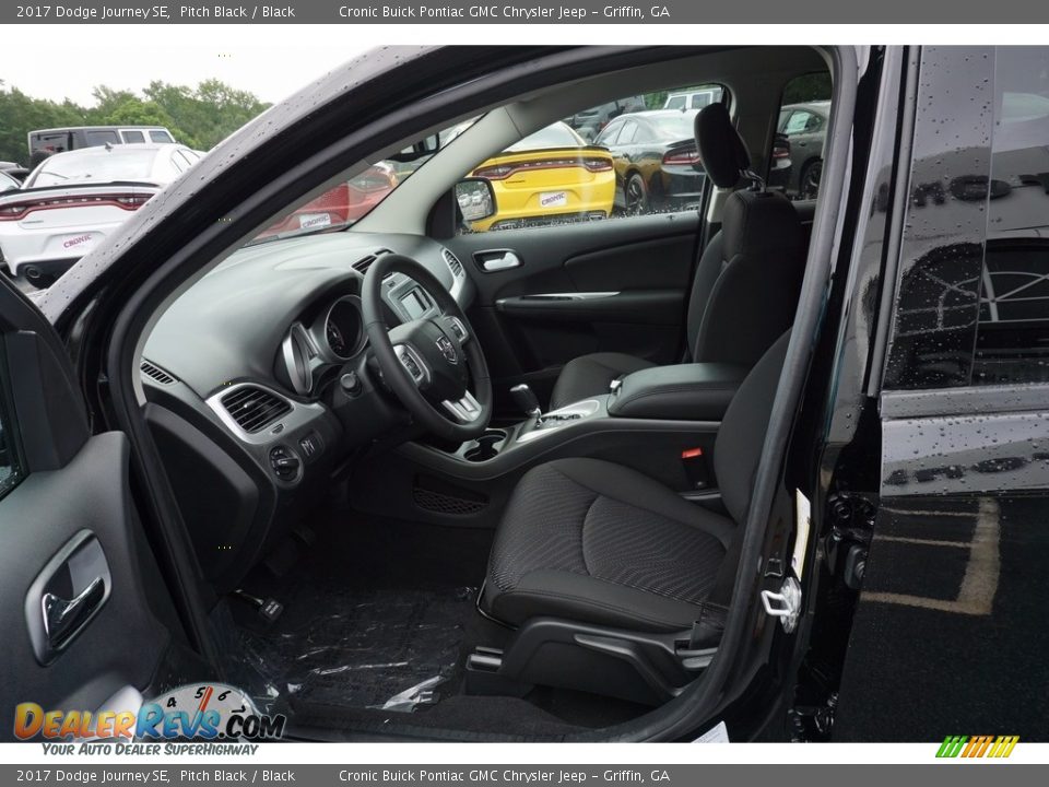 2017 Dodge Journey SE Pitch Black / Black Photo #14