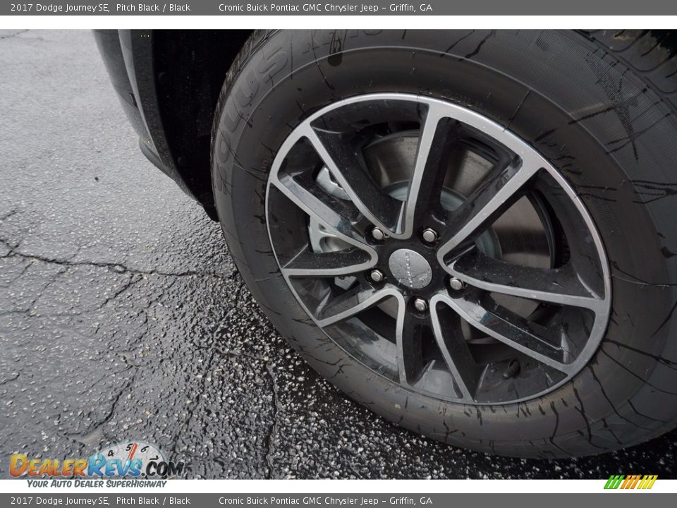 2017 Dodge Journey SE Pitch Black / Black Photo #16