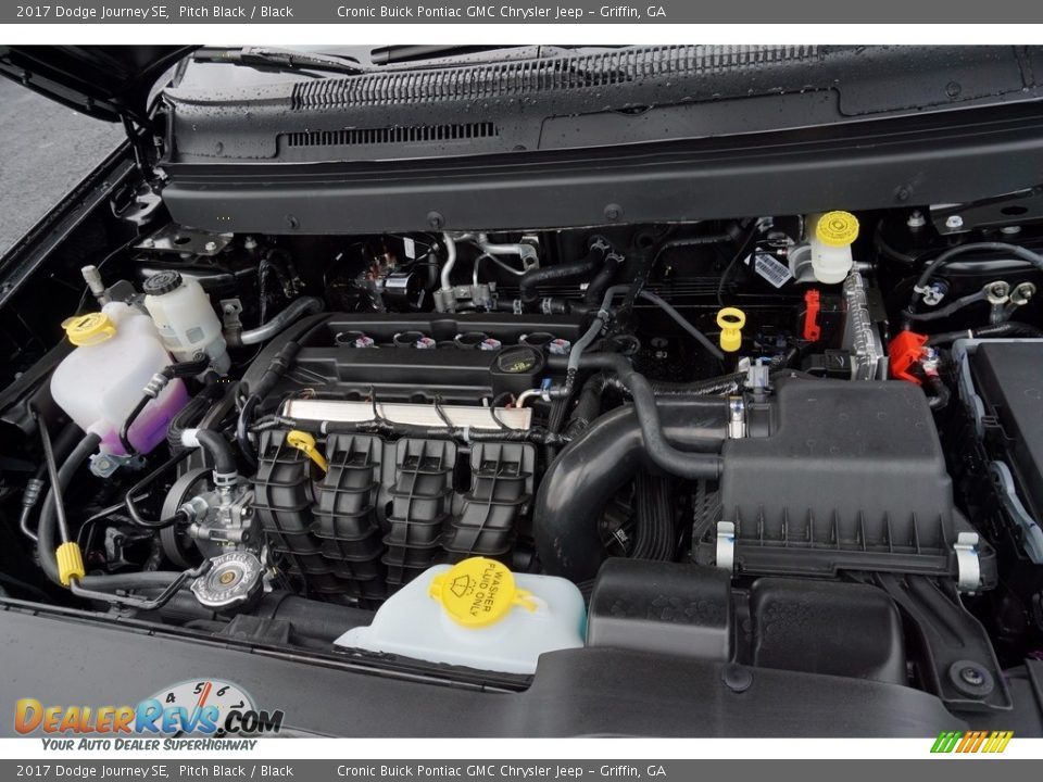 2017 Dodge Journey SE Pitch Black / Black Photo #17