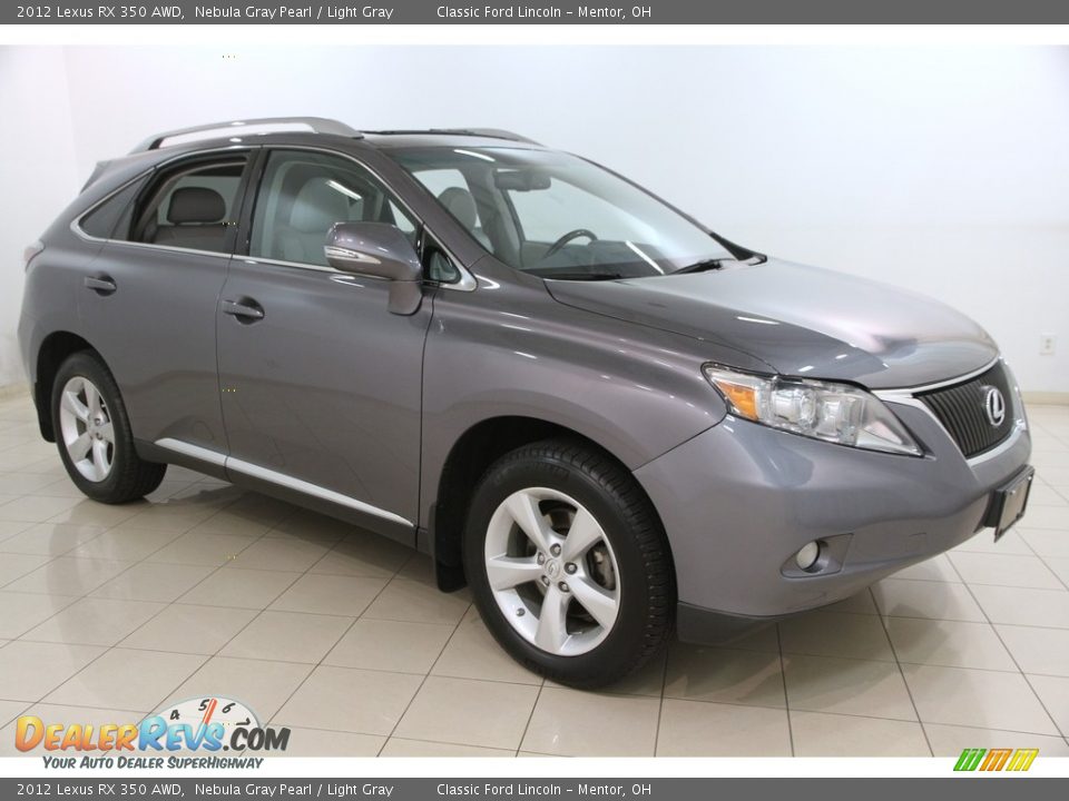 2012 Lexus RX 350 AWD Nebula Gray Pearl / Light Gray Photo #1