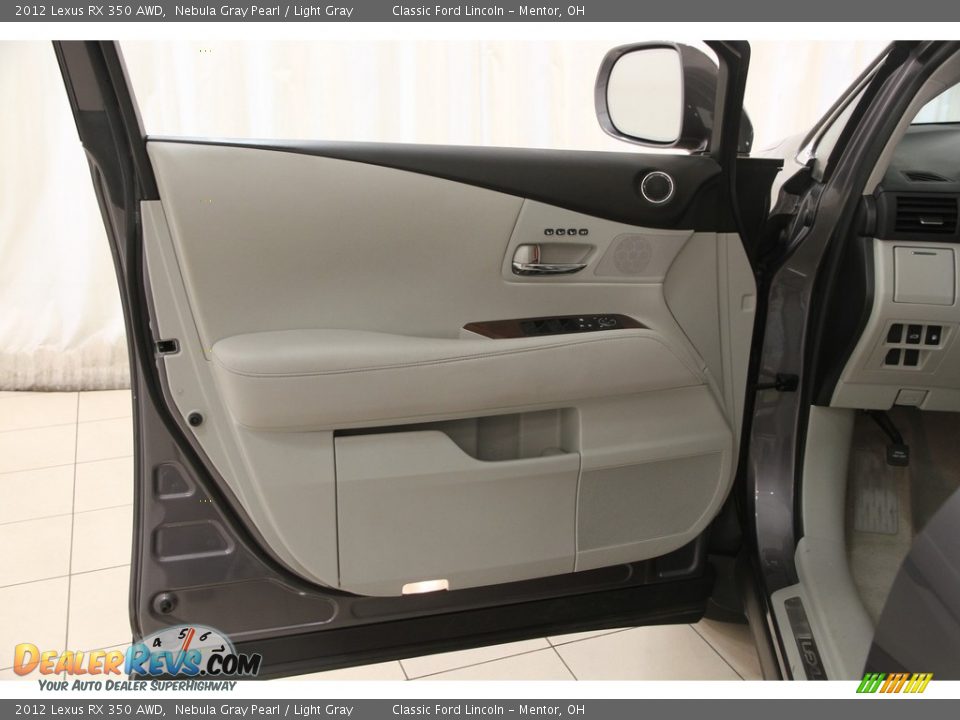 2012 Lexus RX 350 AWD Nebula Gray Pearl / Light Gray Photo #4