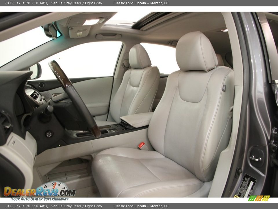 2012 Lexus RX 350 AWD Nebula Gray Pearl / Light Gray Photo #5
