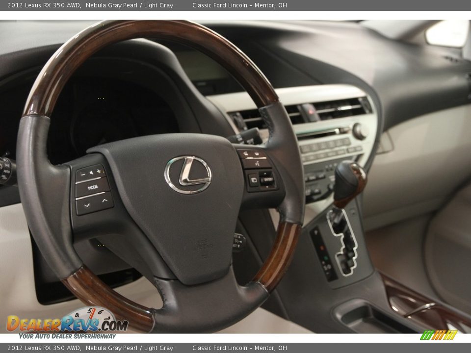 2012 Lexus RX 350 AWD Nebula Gray Pearl / Light Gray Photo #6