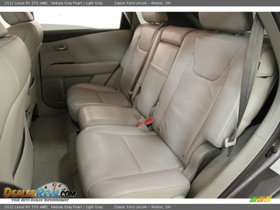 2012 Lexus RX 350 AWD Nebula Gray Pearl / Light Gray Photo #13
