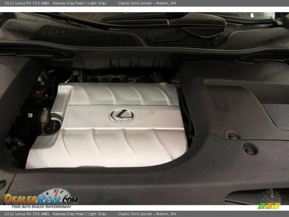 2012 Lexus RX 350 AWD Nebula Gray Pearl / Light Gray Photo #15