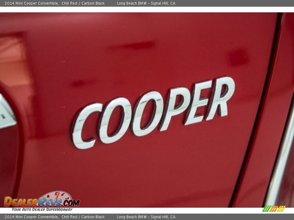 2014 Mini Cooper Convertible Chili Red / Carbon Black Photo #7