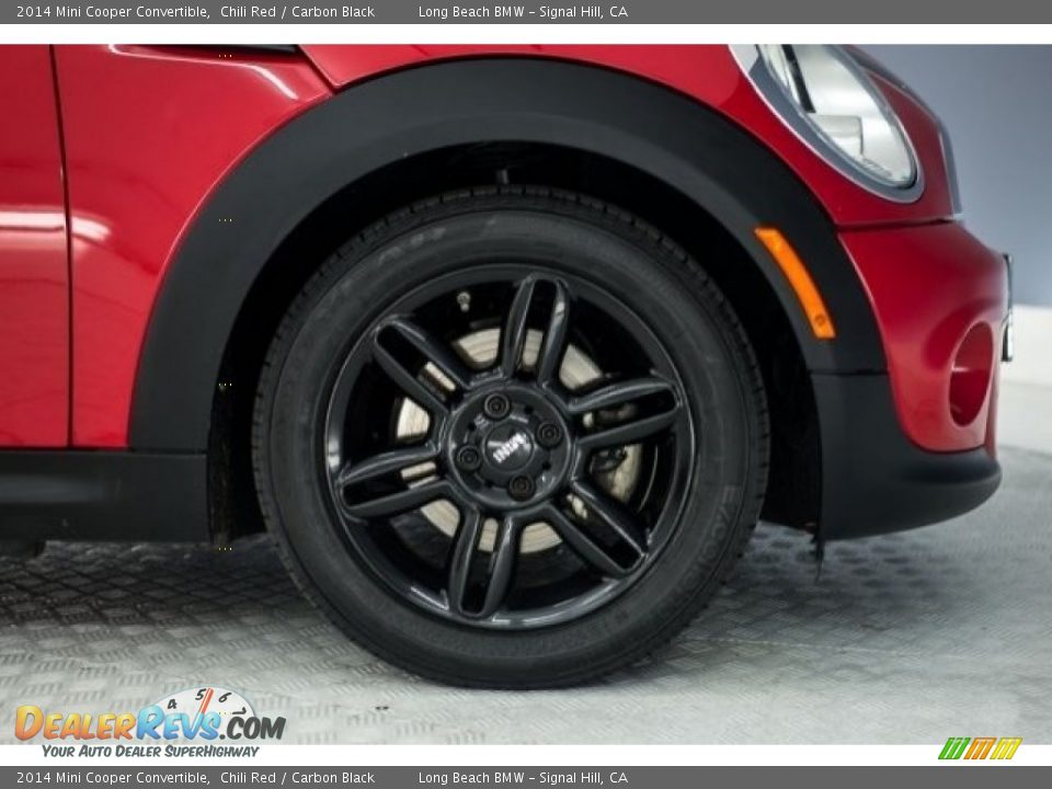2014 Mini Cooper Convertible Chili Red / Carbon Black Photo #8