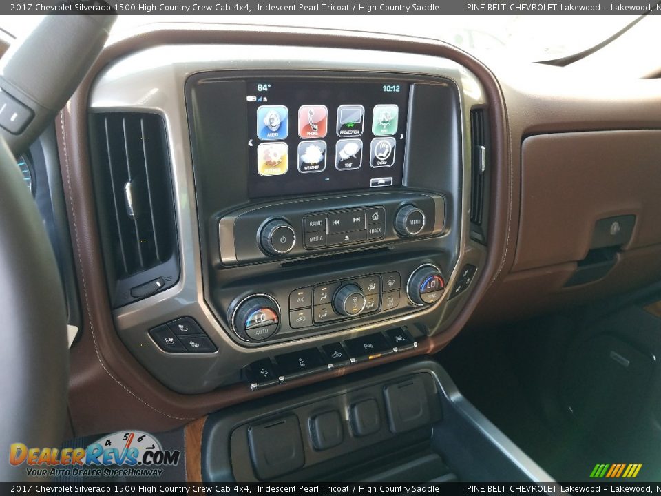 2017 Chevrolet Silverado 1500 High Country Crew Cab 4x4 Iridescent Pearl Tricoat / High Country Saddle Photo #4