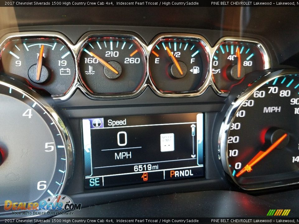 2017 Chevrolet Silverado 1500 High Country Crew Cab 4x4 Iridescent Pearl Tricoat / High Country Saddle Photo #5