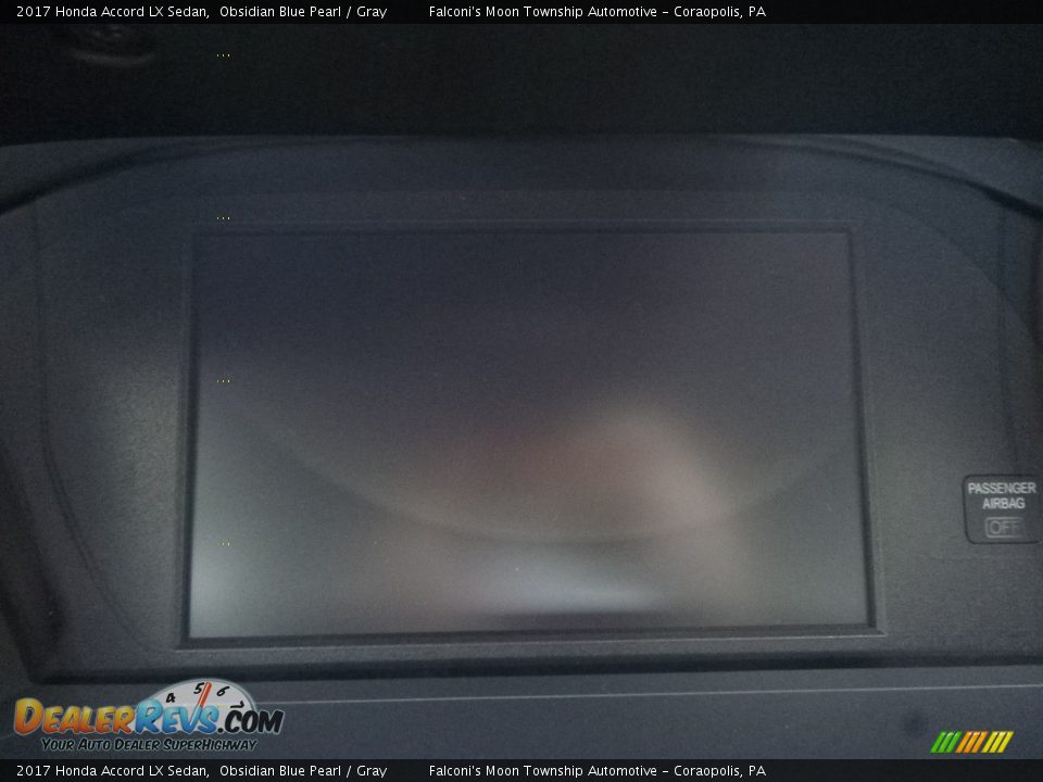 2017 Honda Accord LX Sedan Obsidian Blue Pearl / Gray Photo #15