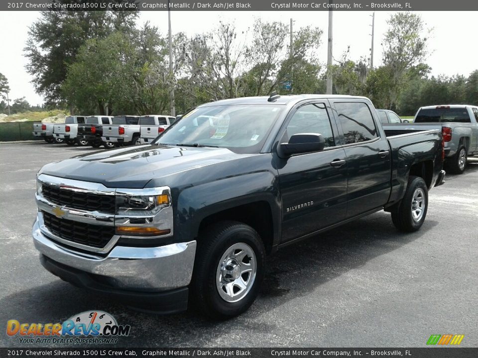 2017 Chevrolet Silverado 1500 LS Crew Cab Graphite Metallic / Dark Ash/Jet Black Photo #1