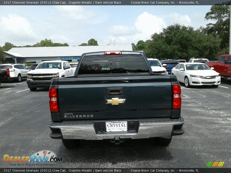 2017 Chevrolet Silverado 1500 LS Crew Cab Graphite Metallic / Dark Ash/Jet Black Photo #4