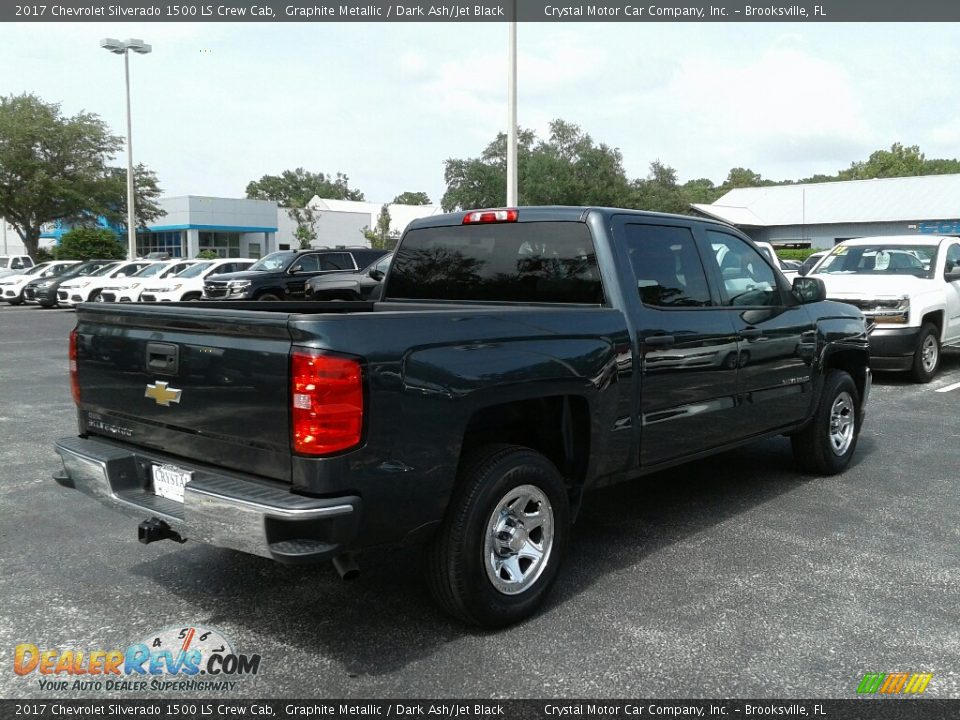 2017 Chevrolet Silverado 1500 LS Crew Cab Graphite Metallic / Dark Ash/Jet Black Photo #5