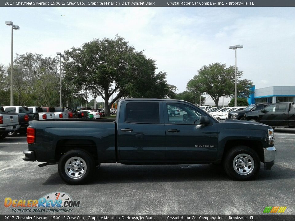 2017 Chevrolet Silverado 1500 LS Crew Cab Graphite Metallic / Dark Ash/Jet Black Photo #6