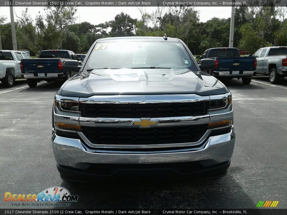 2017 Chevrolet Silverado 1500 LS Crew Cab Graphite Metallic / Dark Ash/Jet Black Photo #7
