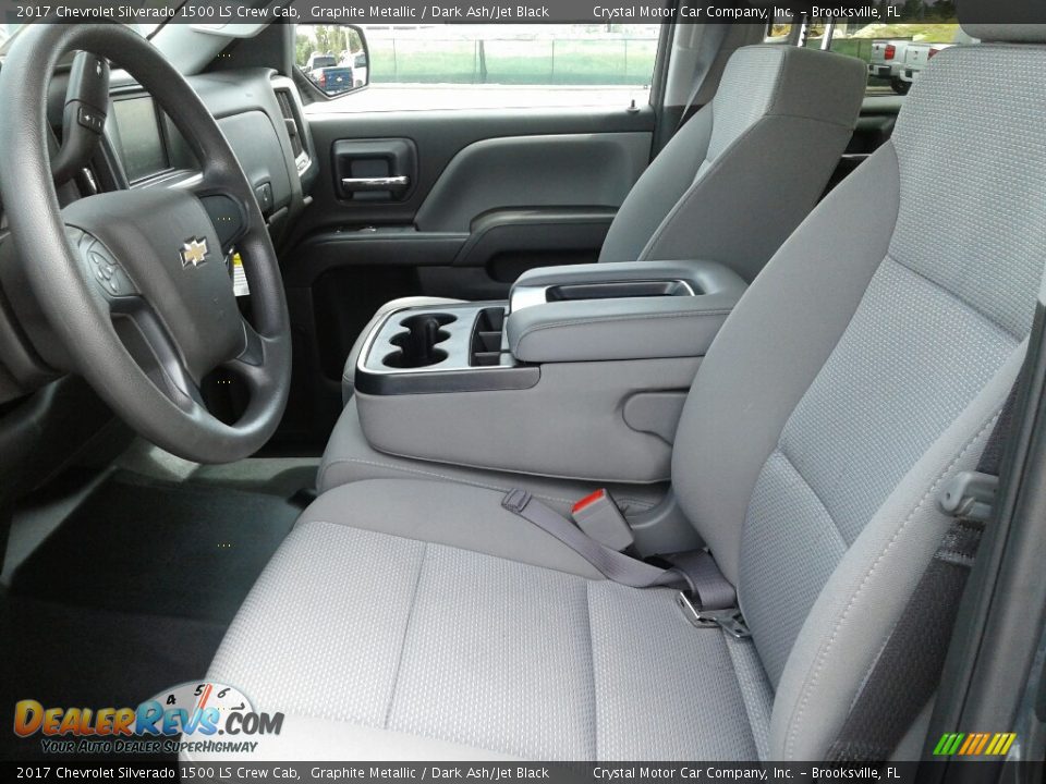 2017 Chevrolet Silverado 1500 LS Crew Cab Graphite Metallic / Dark Ash/Jet Black Photo #8