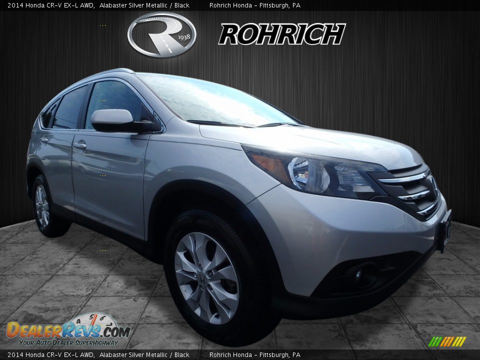 2014 Honda CR-V EX-L AWD Alabaster Silver Metallic / Black Photo #1