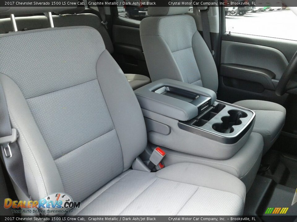 2017 Chevrolet Silverado 1500 LS Crew Cab Graphite Metallic / Dark Ash/Jet Black Photo #12