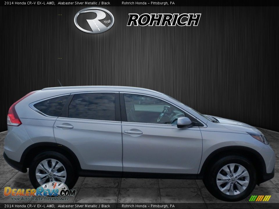 2014 Honda CR-V EX-L AWD Alabaster Silver Metallic / Black Photo #2