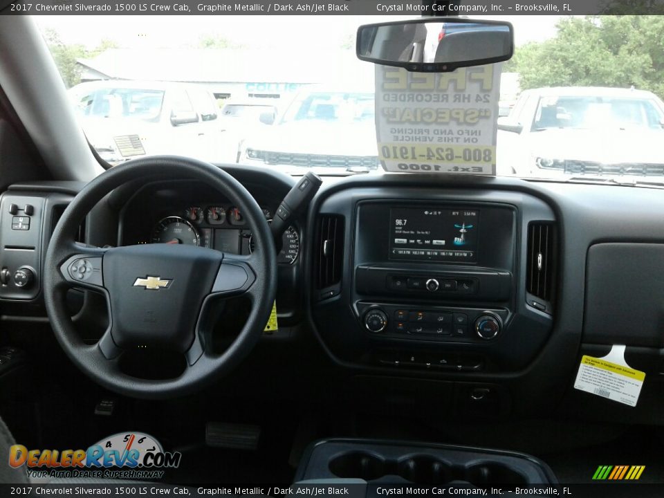 2017 Chevrolet Silverado 1500 LS Crew Cab Graphite Metallic / Dark Ash/Jet Black Photo #13