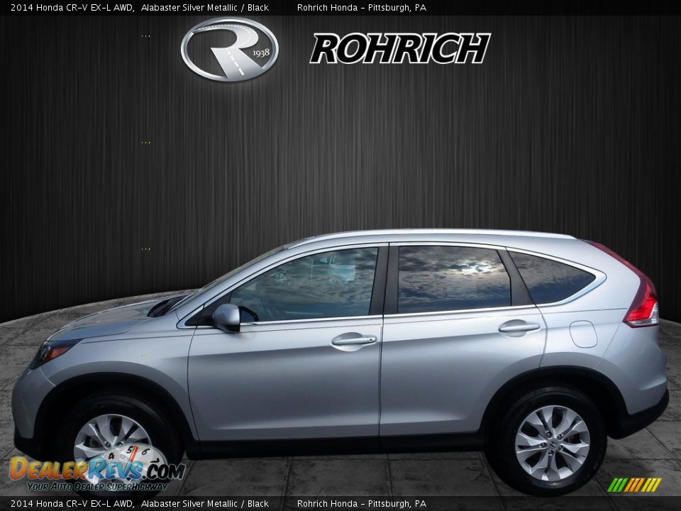 2014 Honda CR-V EX-L AWD Alabaster Silver Metallic / Black Photo #4