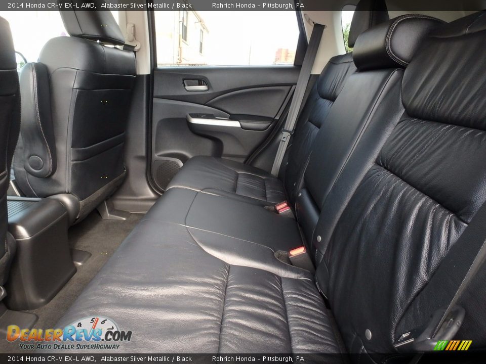 2014 Honda CR-V EX-L AWD Alabaster Silver Metallic / Black Photo #7