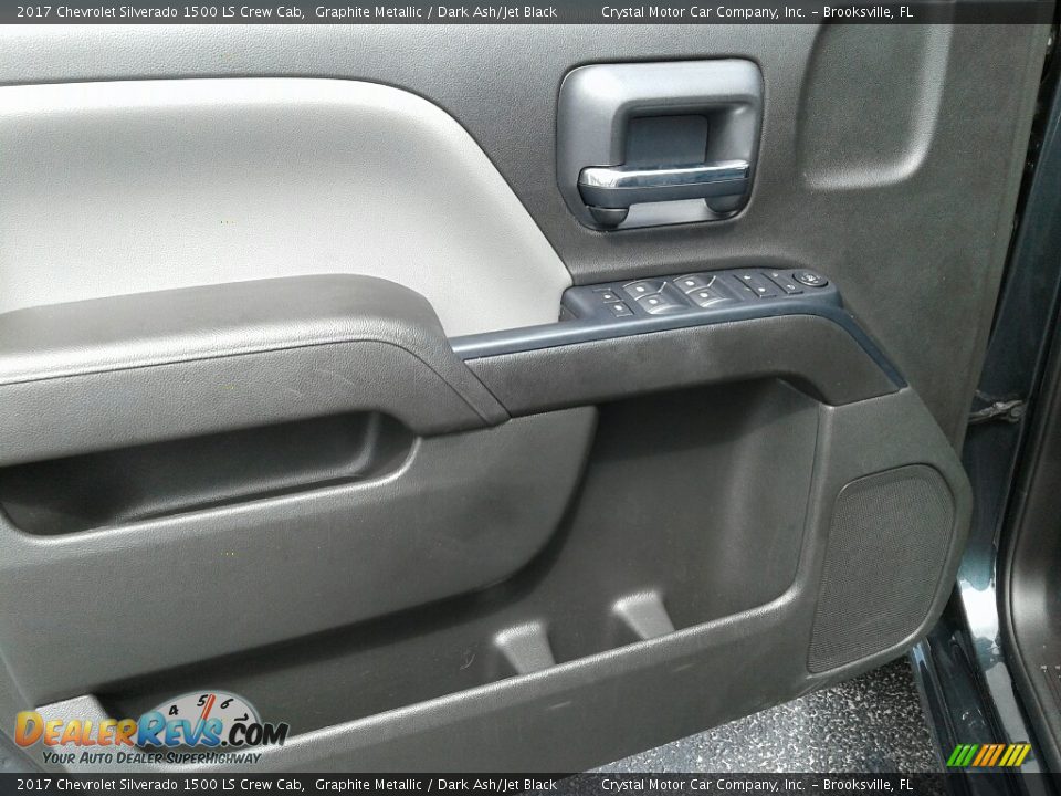 2017 Chevrolet Silverado 1500 LS Crew Cab Graphite Metallic / Dark Ash/Jet Black Photo #17