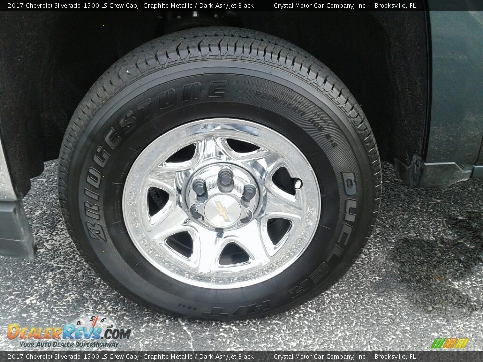 2017 Chevrolet Silverado 1500 LS Crew Cab Graphite Metallic / Dark Ash/Jet Black Photo #20