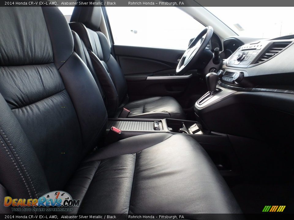 2014 Honda CR-V EX-L AWD Alabaster Silver Metallic / Black Photo #14