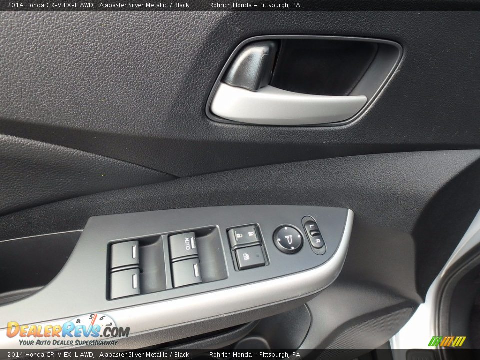 2014 Honda CR-V EX-L AWD Alabaster Silver Metallic / Black Photo #19