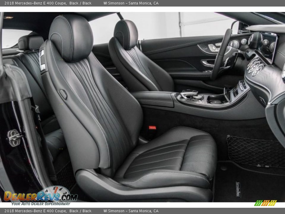 2018 Mercedes-Benz E 400 Coupe Black / Black Photo #2
