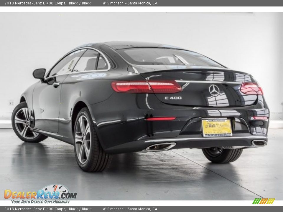 2018 Mercedes-Benz E 400 Coupe Black / Black Photo #3