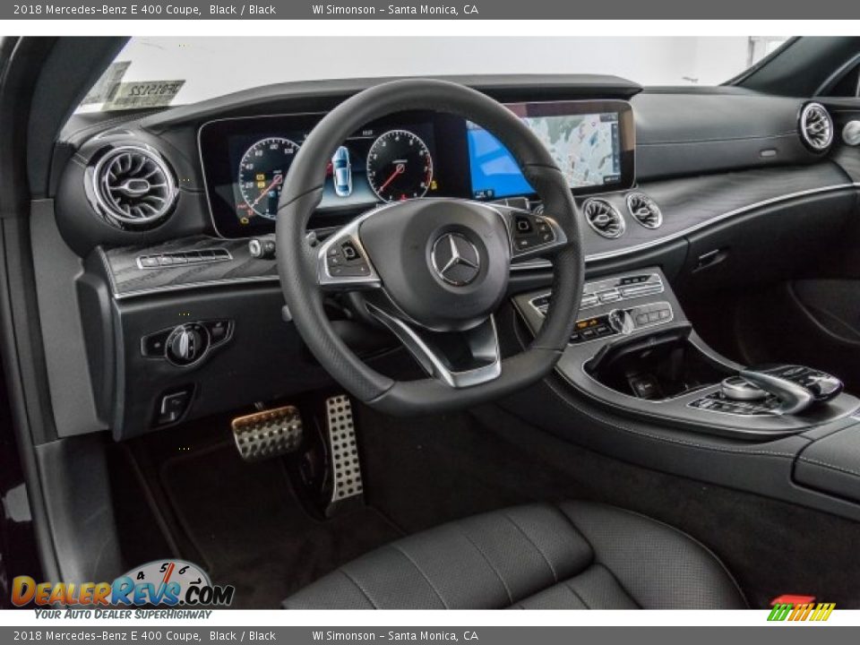 2018 Mercedes-Benz E 400 Coupe Black / Black Photo #6