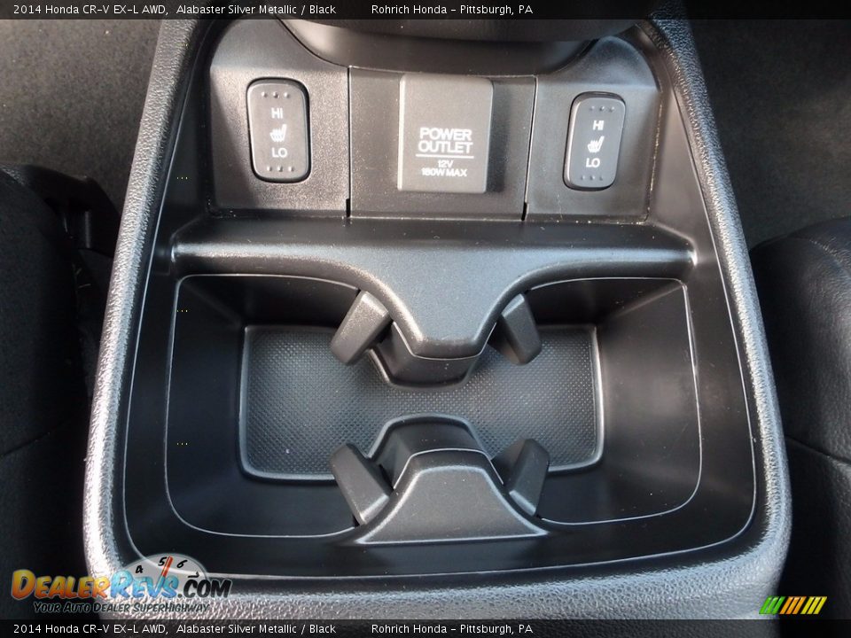 2014 Honda CR-V EX-L AWD Alabaster Silver Metallic / Black Photo #23