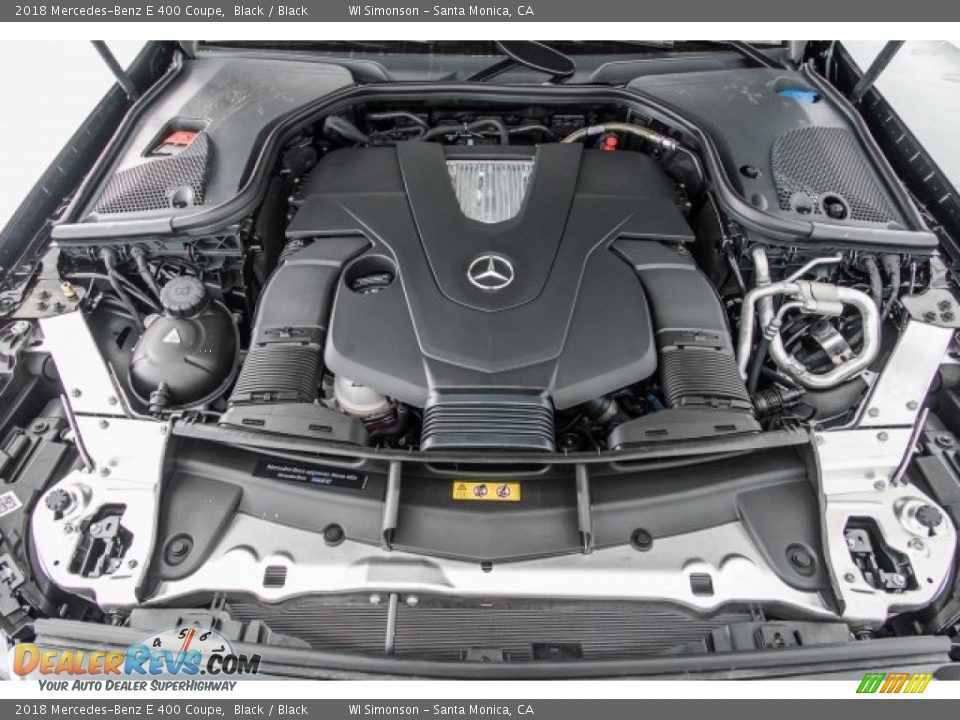 2018 Mercedes-Benz E 400 Coupe Black / Black Photo #8