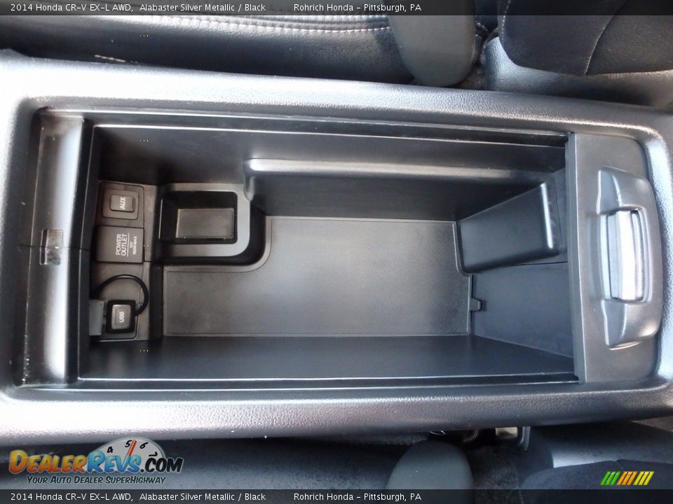 2014 Honda CR-V EX-L AWD Alabaster Silver Metallic / Black Photo #24